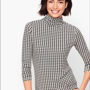 TALBOTS | Turtleneck Houndstooth - NWOT